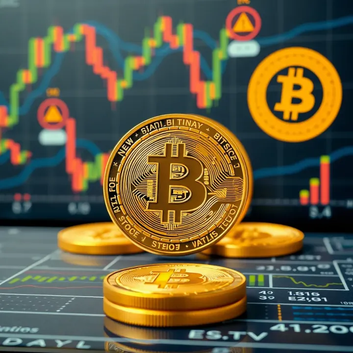Technical Analysis, Risks, and Future Perspectives of Bitcoin Technical analysis charts with regulatory and adoption symbols surrounding bitcoin