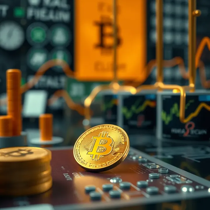 Conceptual illustration of regulatory and technological aspects influencing cryptocurrency adoption