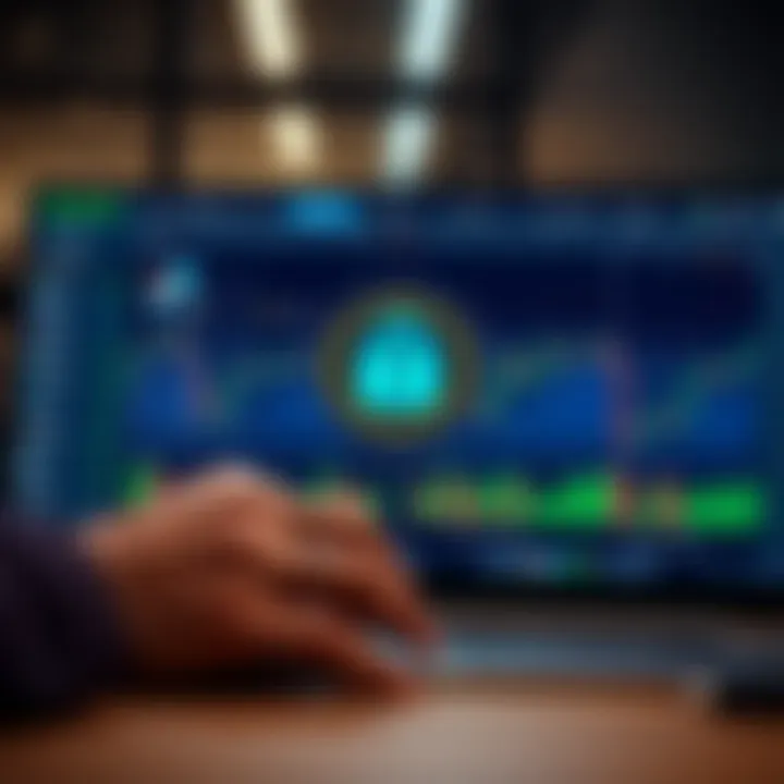 Secure online trading platform interface showing regulatory compliance elements