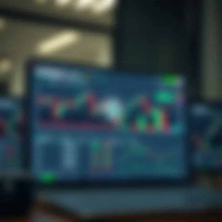 Overview of AvaTrade platform showing trading charts and security icons