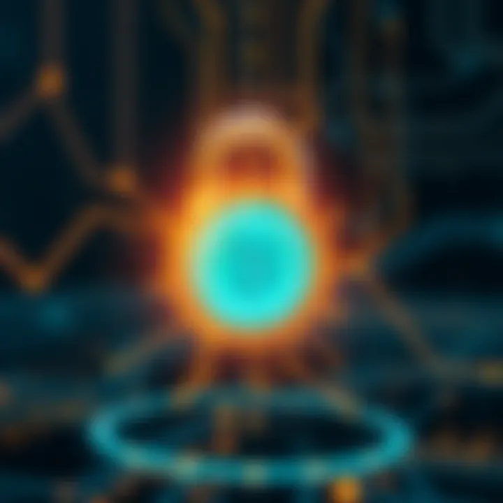 Secure digital lock symbolizing cryptocurrency platform safety