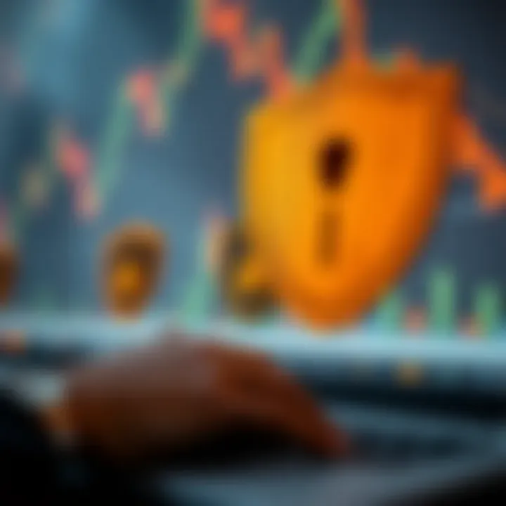 Illustration of regulatory compliance and security shields representing trustworthy brokers
