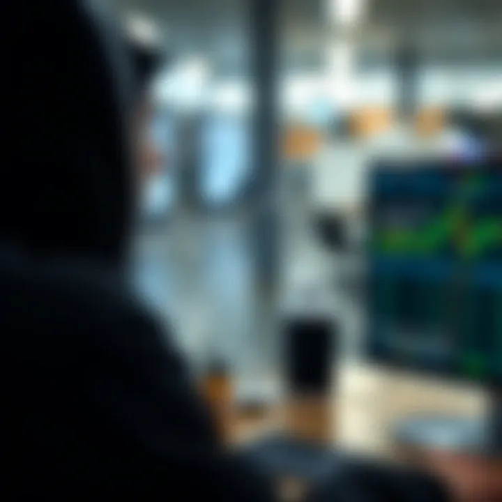 Illustration of security features and tools for safe online trading on Quotex platform