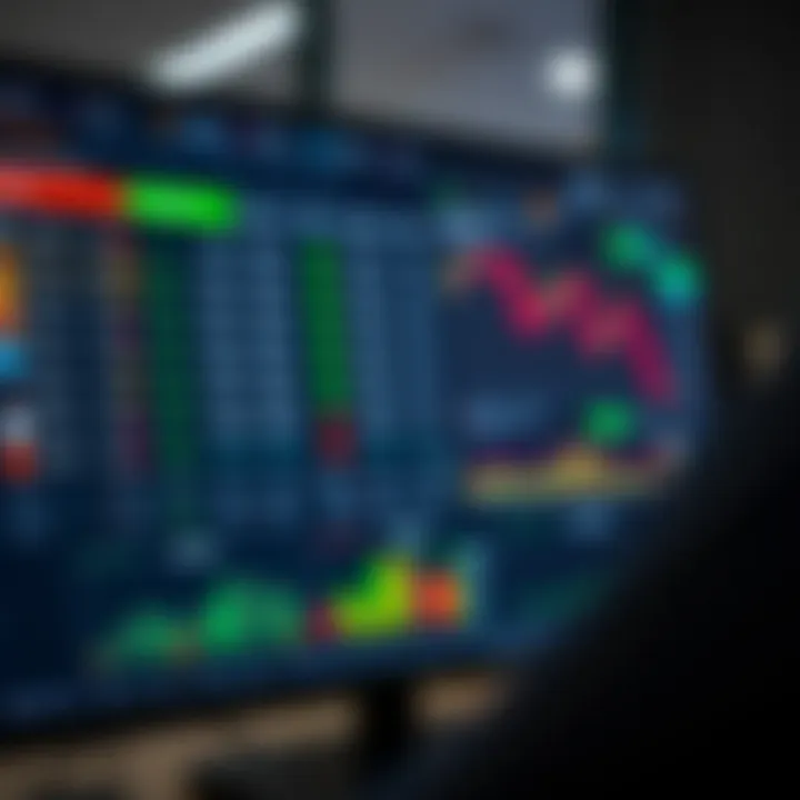 Interface of IQ Option trading platform showing various asset options and real-time charts