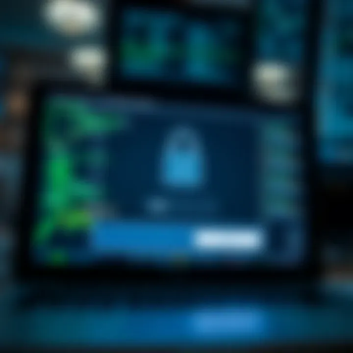 Secure login screen emphasizing user safety and encrypted access on Quotex platform