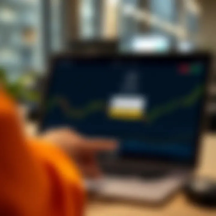 User entering login credentials on Quotex Trader platform