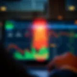 Visual representation of Quotex platform interface with PNG graphics enhancing financial data display