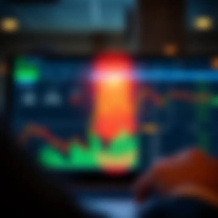 Visual representation of Quotex platform interface with PNG graphics enhancing financial data display