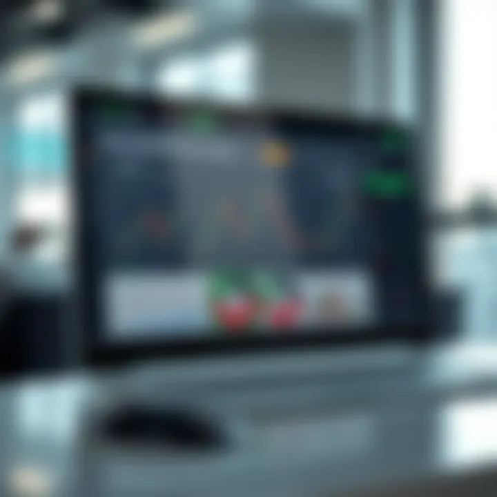 Dashboard interface showcasing financial graphs and trading options on Quotex Pro platform