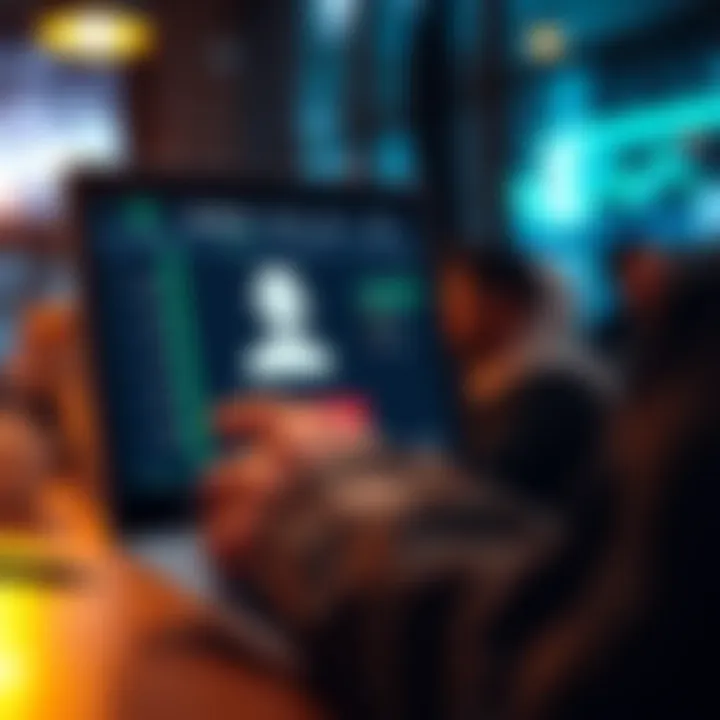Customer support interface on a digital device for resolving account issues efficiently