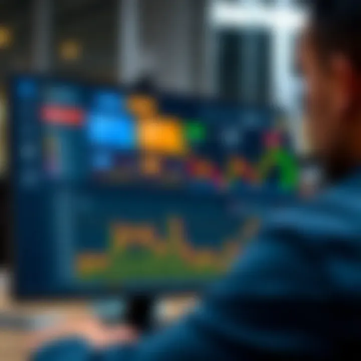 Dashboard interface showing various investment options on the trading platform