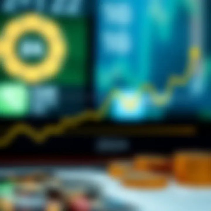 Graph showing exchange rate trends between British Pound and Brazilian Real over time