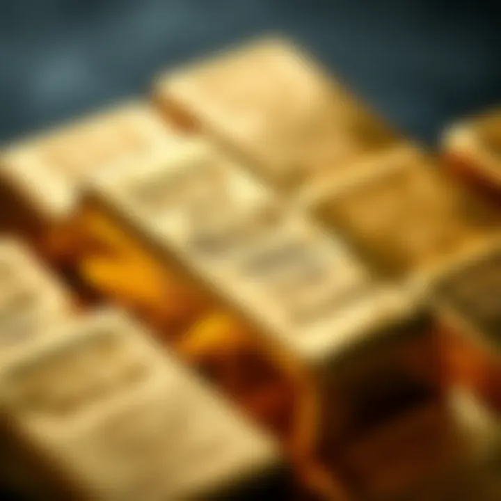 Close-up of a gold bar displaying purity and its impact on value