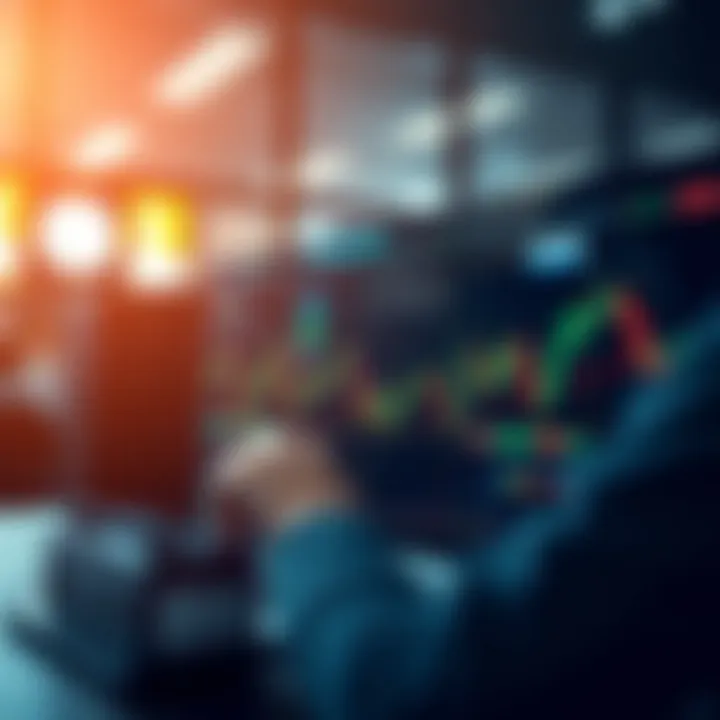 Visual representation of secure and regulated forex trading environment with technical aspects highlighted