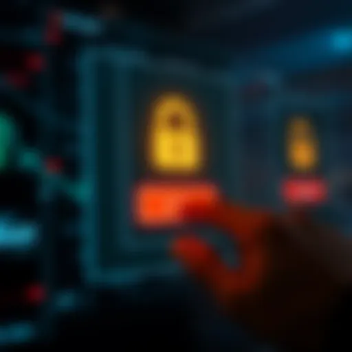 User entering secure login credentials on IQ platform interface