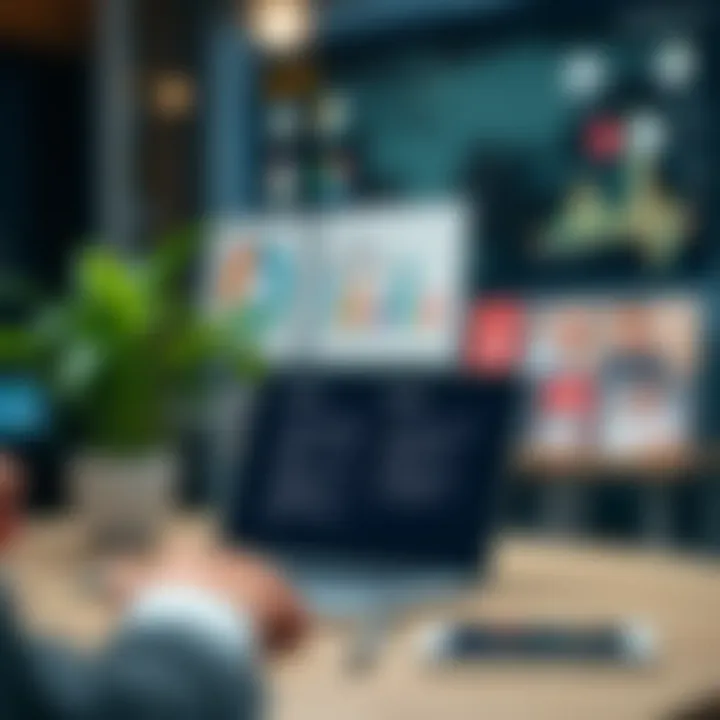 Diagram showing key features to consider when selecting an online commerce platform