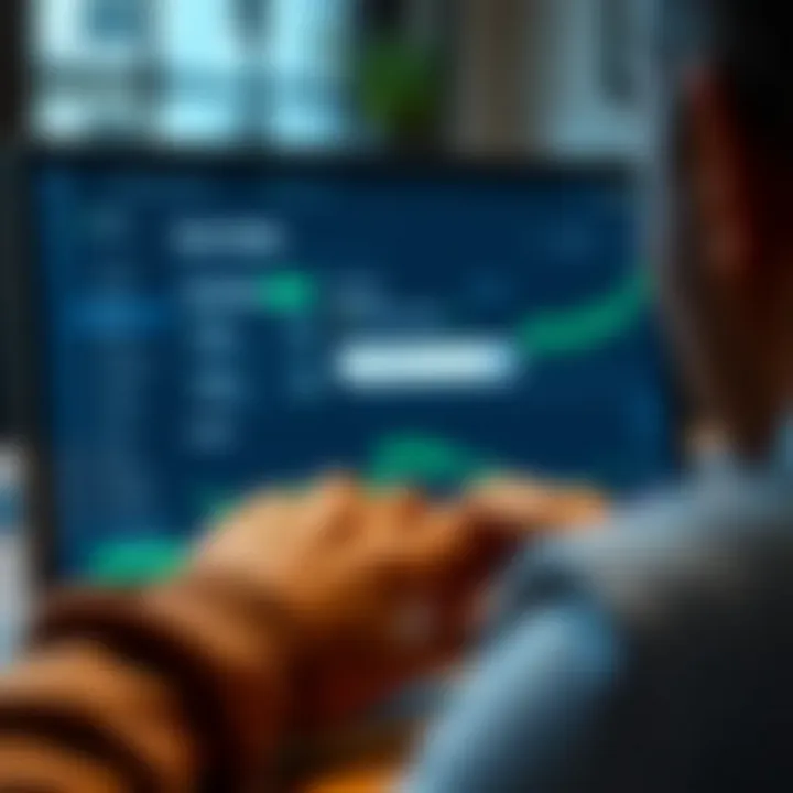 User logging into the Quotex affiliate platform interface