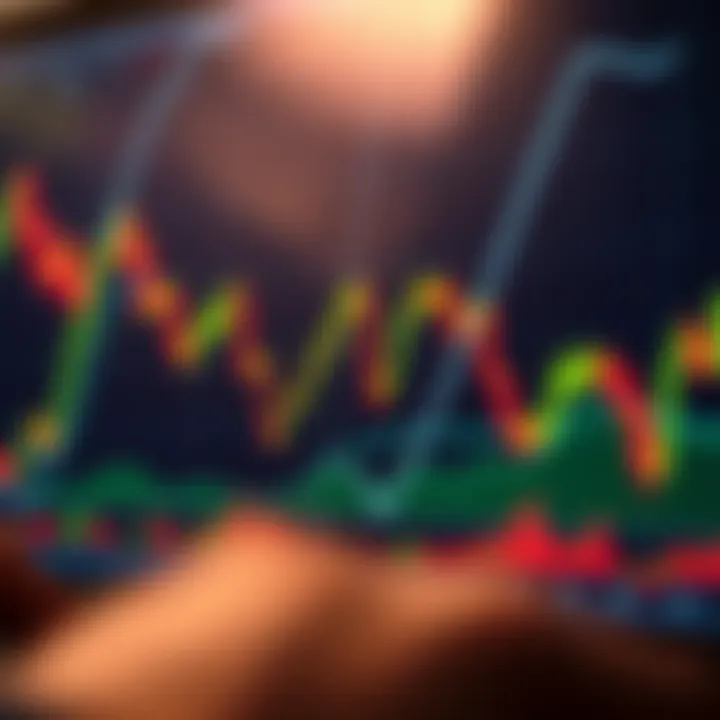 Technical analysis graph highlighting MACD signals in rapid trading intervals