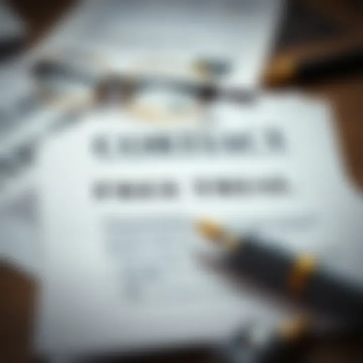 Illustration of a contract and financial documents symbolizing free trial participation in proprietary trading