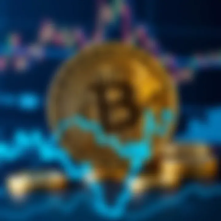 Graph depicting Bitcoin price fluctuations influenced by economic, technological, and regulatory factors