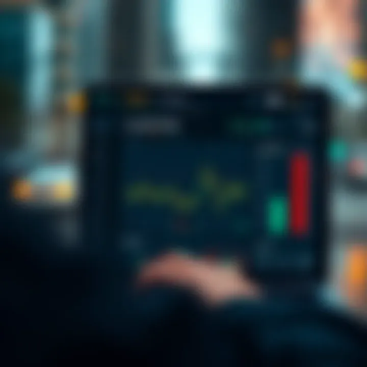 Interface of Pocket Corretora showing investment portfolio and market data