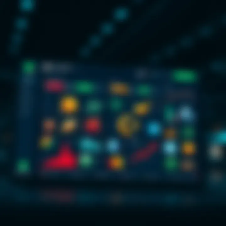 Interface layout showcasing various financial assets available for trading on Pocket Option platform