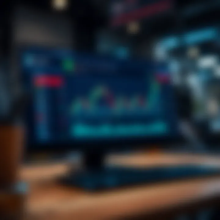 Pocket Option trading platform interface showcasing charts and trading options