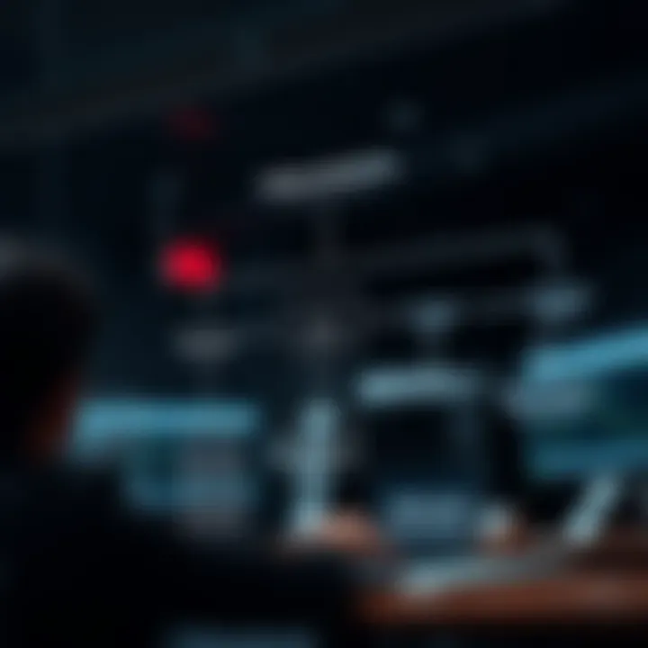 Diagram showing the flow of affiliate marketing for Quotex platform