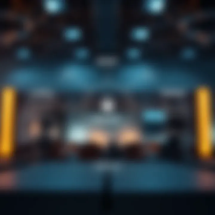 Diagram illustrating Quontex's core functionalities, market sectors, and security features