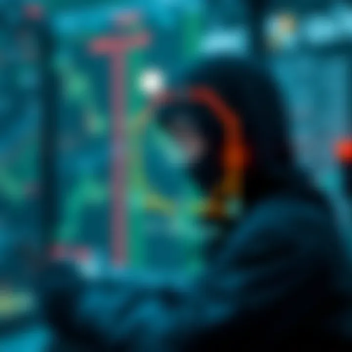 Visual representation of cybersecurity measures protecting online trading accounts