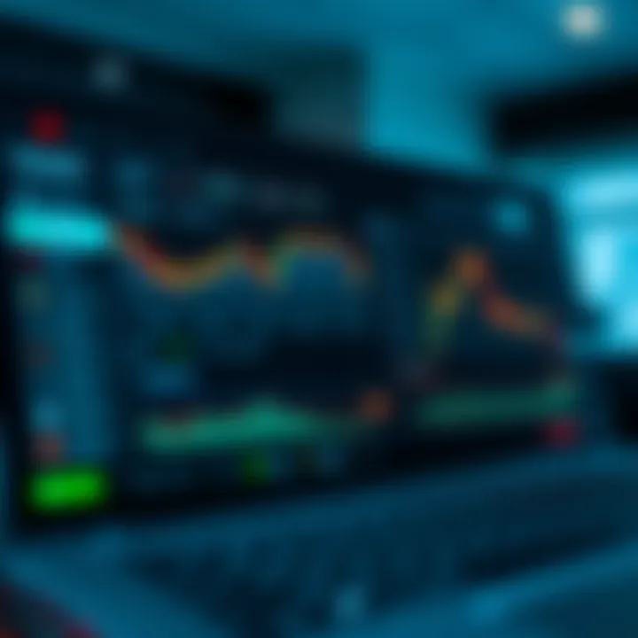 Dashboard view of Quotex platform showing various trading tools and navigation menus after user login