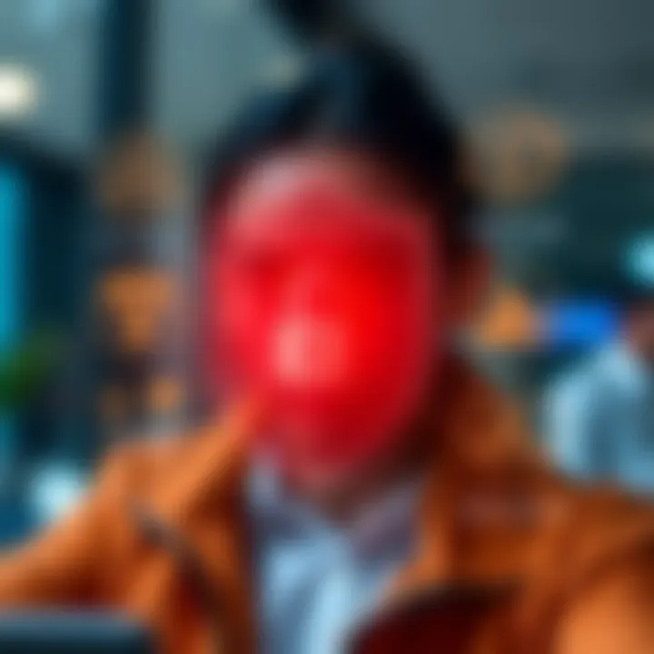 Security features illustration highlighting online trading platform protection