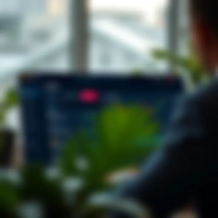 Dashboard interface of Quotex Trader showing investment options and trading tools