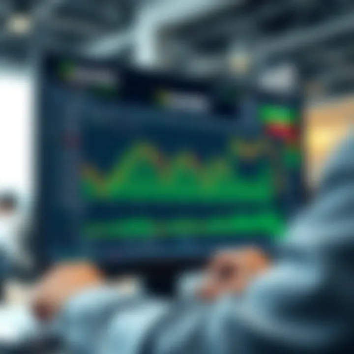 User interface of the Quotex trading platform showing various financial instruments and trading options