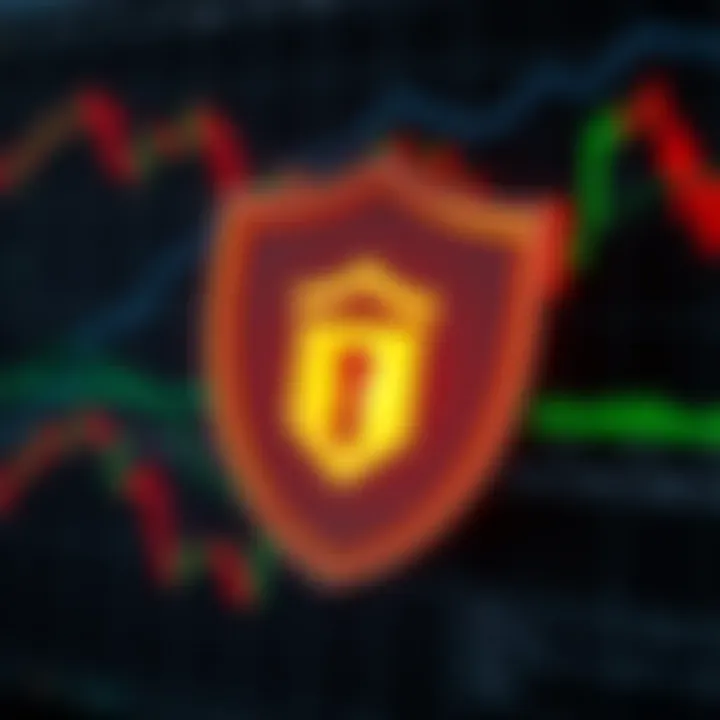 Illustration of a secure financial shield symbolizing regulatory protection in binary options trading