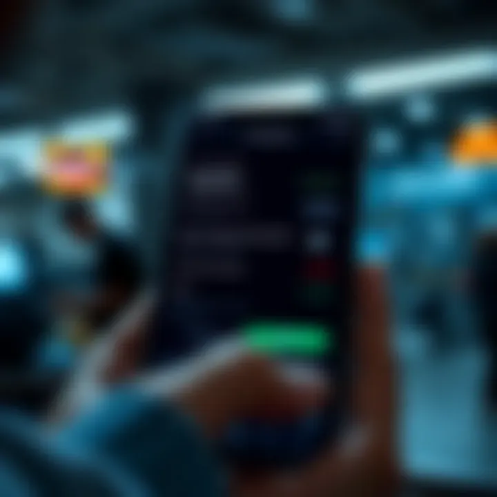 Secure transaction confirmation on a financial trading app