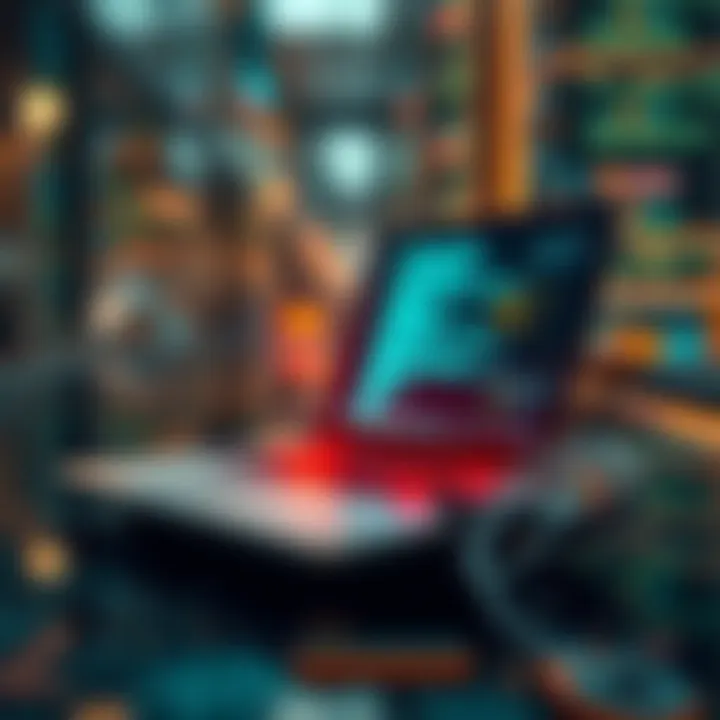 Visual representation of secure data transmission and access methods in Quotex API