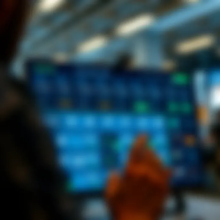 Digital platform interface displaying various online commerce options and features