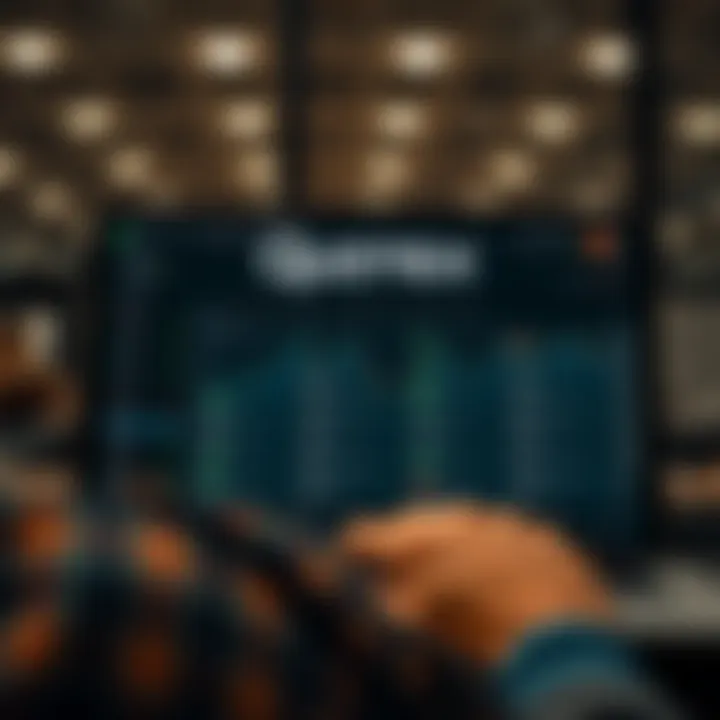 Digital trading platform interface showing partnership program benefits and opportunities