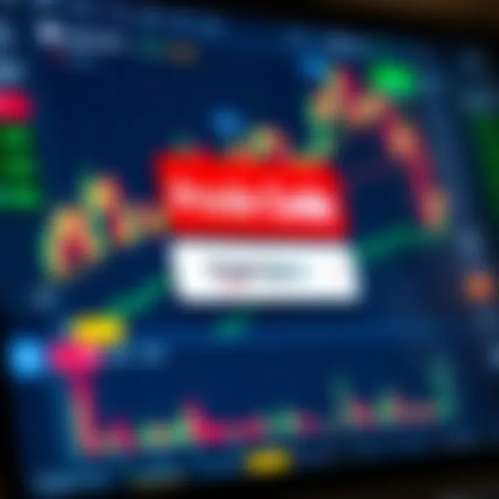 Promotional code highlighted on a digital trading platform interface