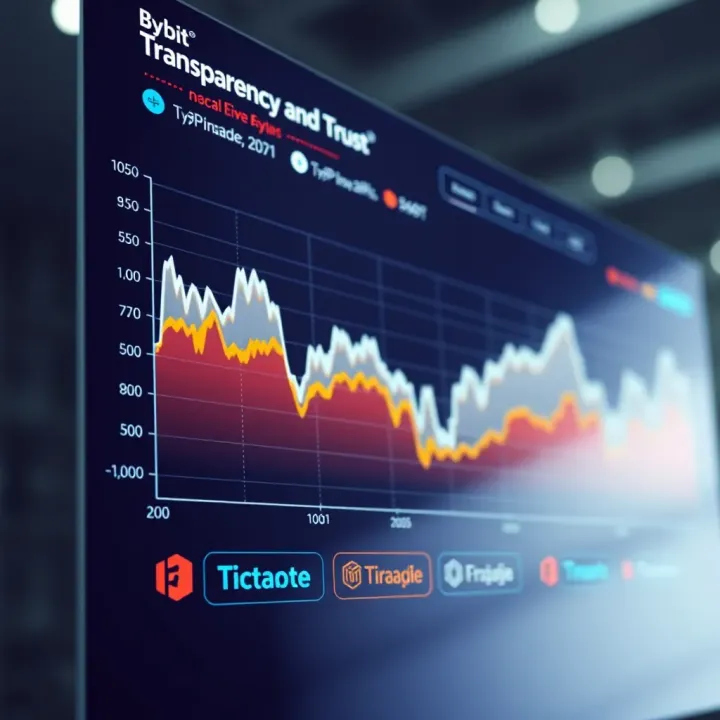 Graph showing transparency and trust indicators in a digital trading platform