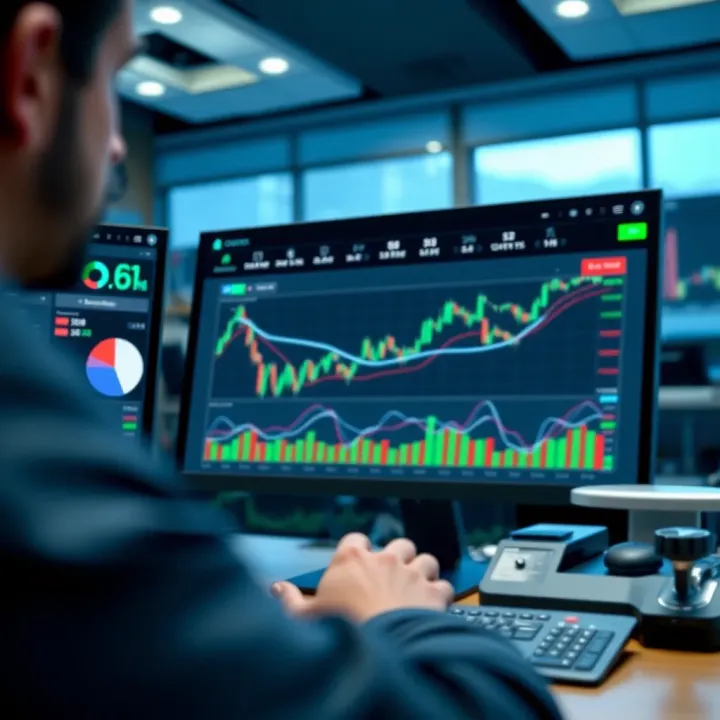 Dashboard interface showcasing key features and tools available on Quotex trading platform