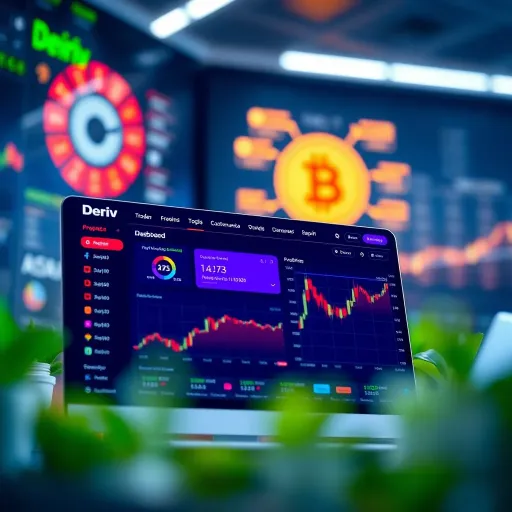 Deriv.com Dashboard with Trading Tools and Account Features Dashboard overview displaying trading tools and user account features after login