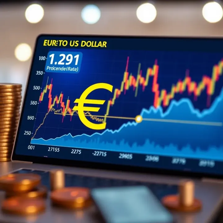 Projected Trends for Euro to US Dollar Exchange Rate Forecast chart illustrating the predicted trends of the Euro against the US Dollar based on market analysis