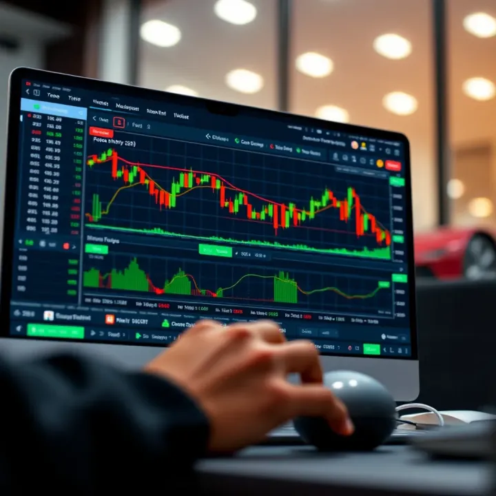 Secure trading platform interface displaying forex market data and account security features