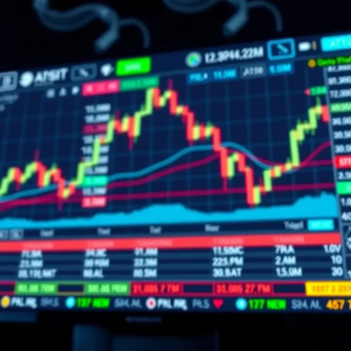 Trading platform showing a Forex demo account interface with charts and currency pairs