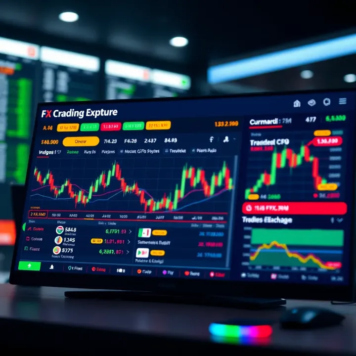User interface of FXGlobe trading platform showing currency exchange and CFDs options