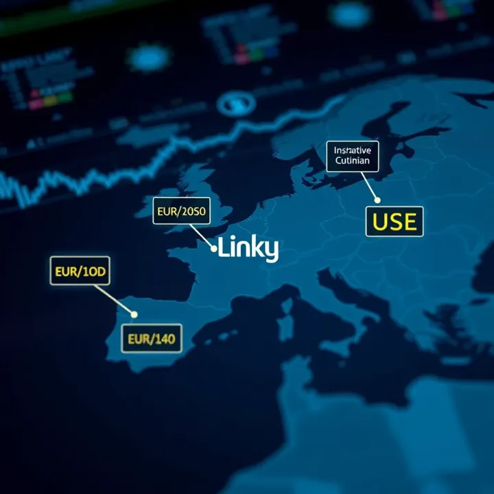 World map highlighting geopolitical events impacting EUR/USD exchange rates