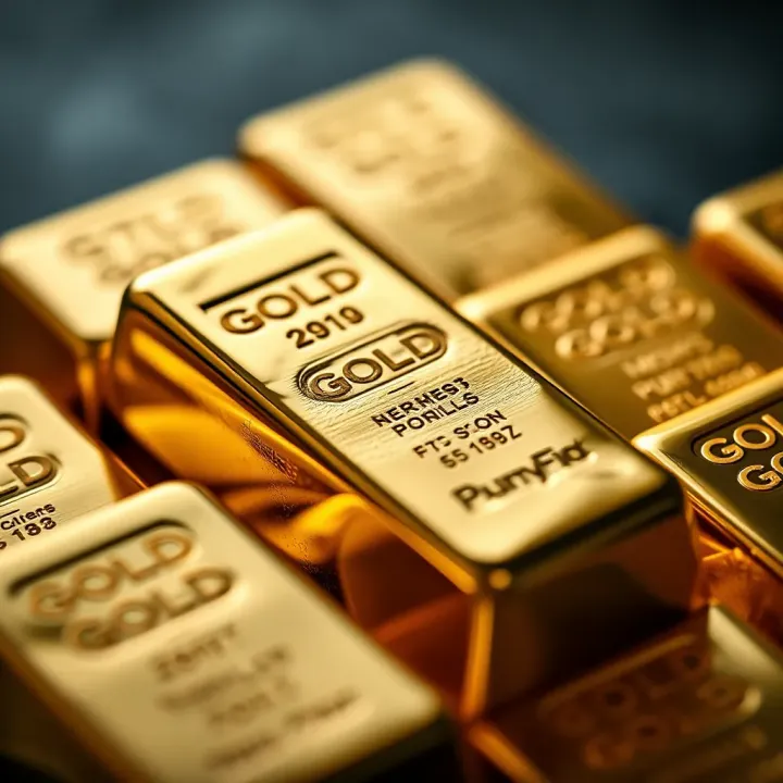 Gold Bar Purity and Its Influence on Market Value Close-up of a gold bar displaying purity and its impact on value