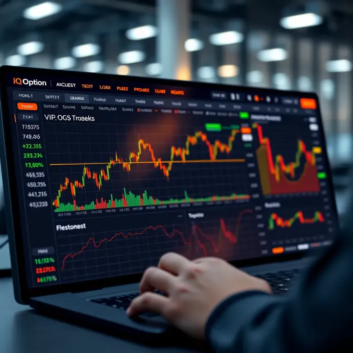 Exclusive VIP trading dashboard showing advanced analytics and personalized features on a digital platform